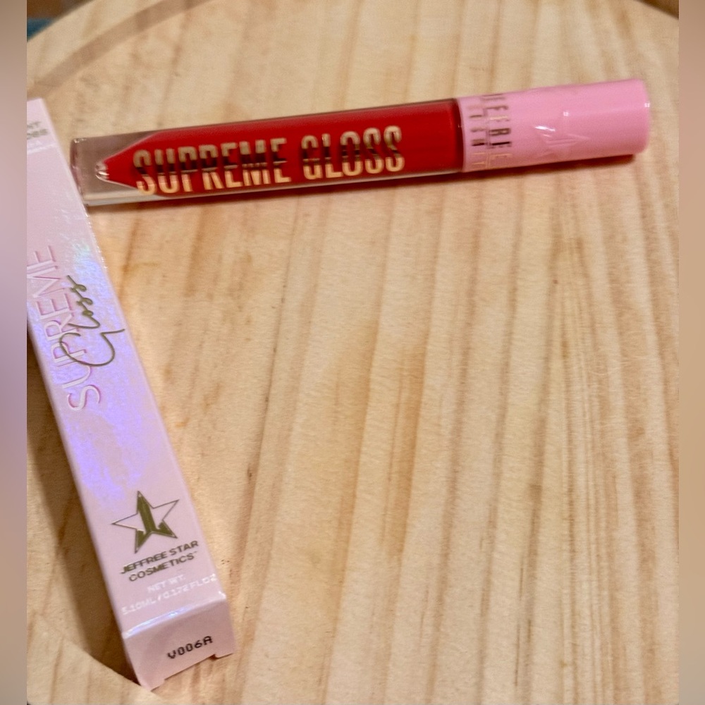 Jeffree Star, NIB, Supreme Gloss Full Pigment Lip Gloss BLOOD SUGAR.